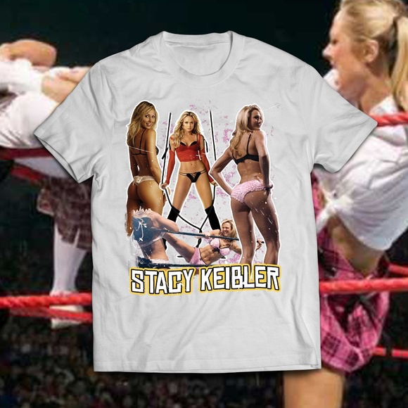 Vintage Style White Stacy Keibler Diva Tee - Picture 1 of 2
